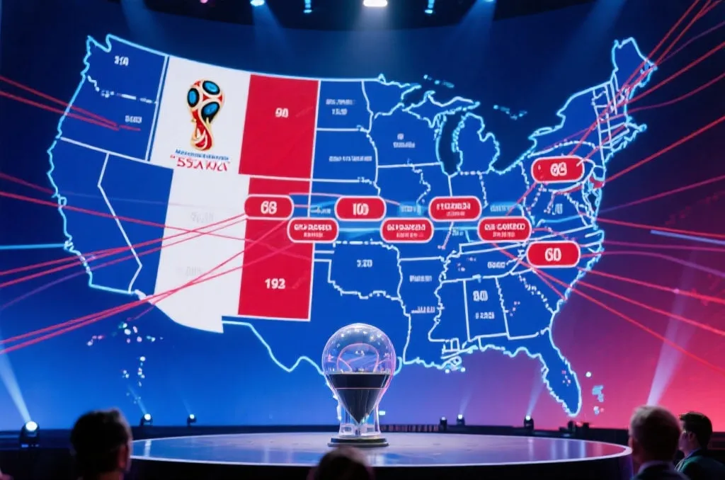 2026世界杯北美分组与积分榜分析示意图